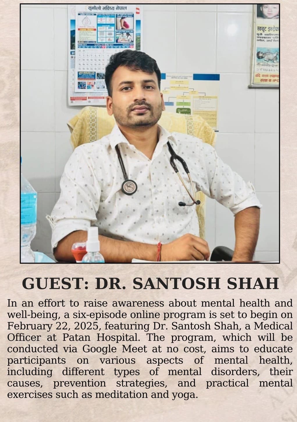In Episode 1 of the Mental Health Program titled 'Mental Disorder's Symptoms & Cause,' Dr. Santosh Shah discusses the WHO definition of health, explains what mental health truly means, and outlines the core symptom categories—cognitive, emotional, behavioral, physical, and perceptual—highlighting how they can indicate underlying mental disorders.