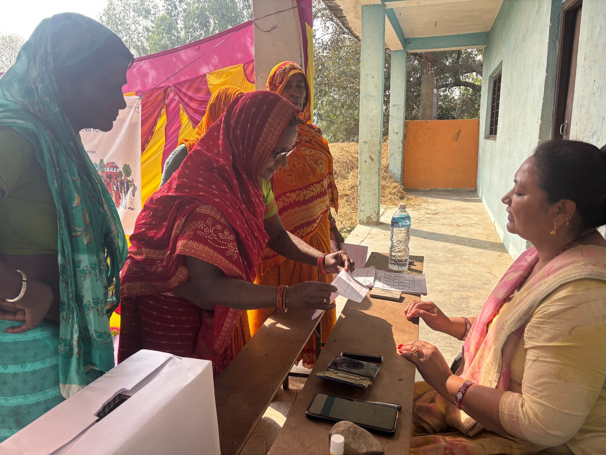 As part of our civic engagement efforts ahead of the upcoming elections, we successfully implemented a Mock Polling at the ward level. The program included four days of door-to-door outreach, followed by a hands-on mock polling exercise to help community members better understand the voting process. A key objective of this initiative was to minimize vote invalidation (मत बदर) and strengthen confidence in new voters by ensuring that voters clearly understand ballot marking procedures and common mistakes that lead to rejected ballots.